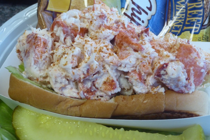 Lobster Roll at Tony's CLam Shop, Quincy, MA