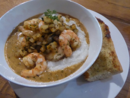 Shrimp and grits back in the land of the living.