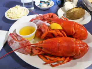 Dinner in Maine... cliched, but delicious!