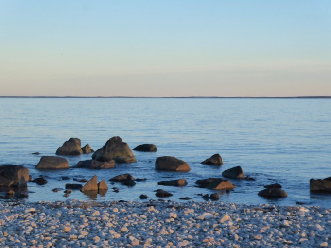 Calm seas at Horseneck Beach, Massachusetts